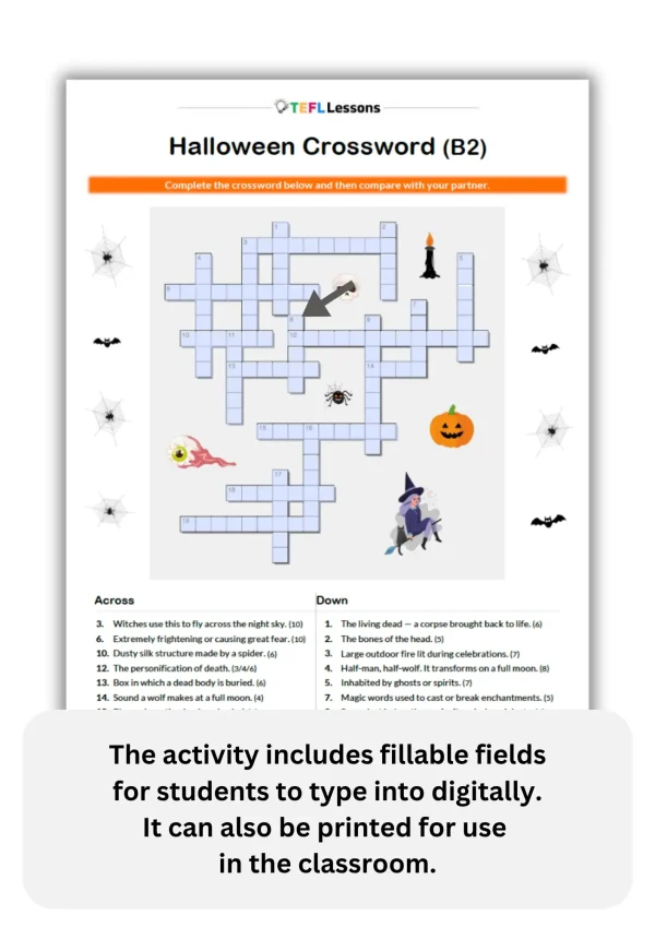 Halloween Crossword B2 - Image 2