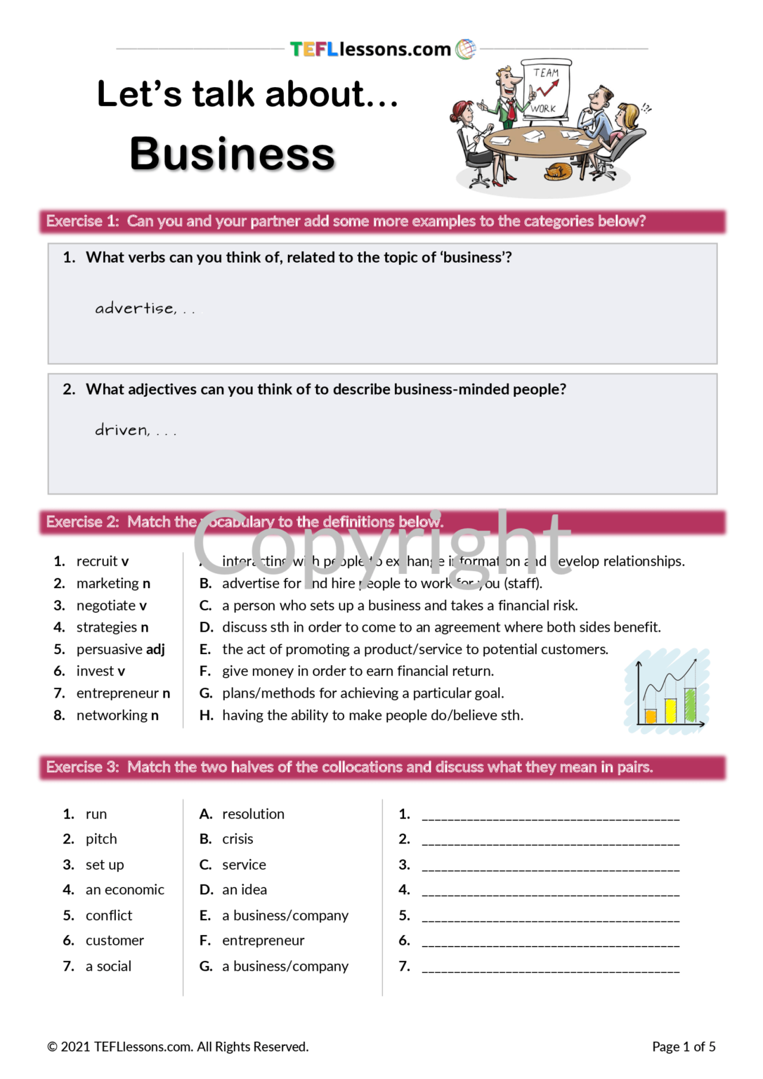 assignment of business english