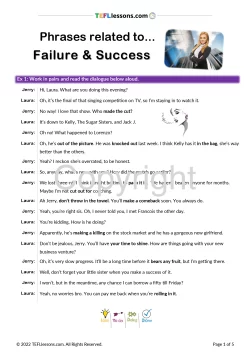 Success & Failure Phrases