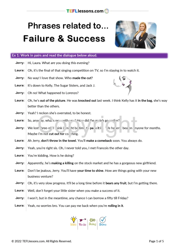 Success & Failure Phrases