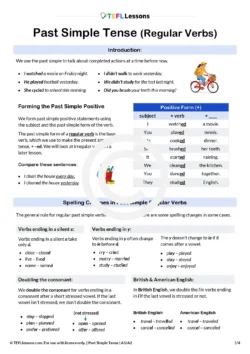 Past Simple (Regular Verbs)