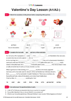 Valentine's Day Lesson (A1/A2-)
