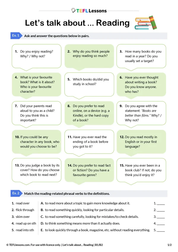 Talking about Reading