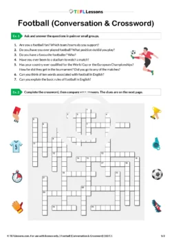 Football (Speaking & Puzzle)