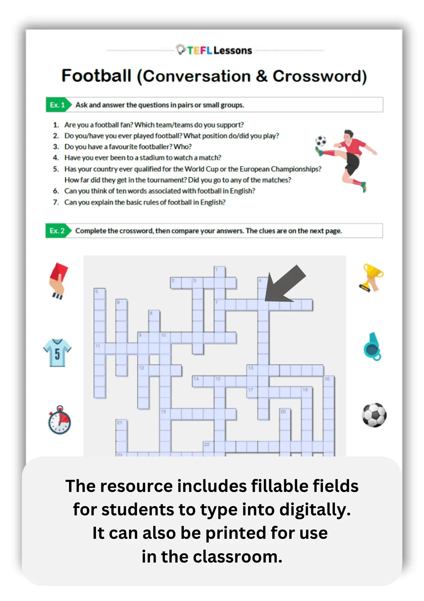 Football (Speaking & Puzzle) - Image 3