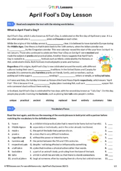 April Fool's Day Reading