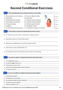 Second Conditional Exercises