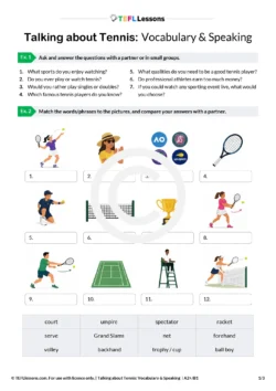 Talking about Tennis
